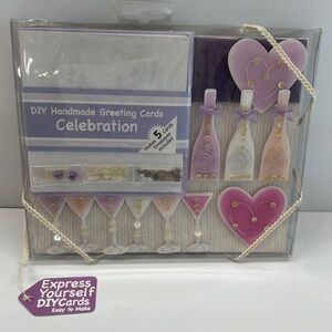 🐠 DIY Celebration Greeting Card Kit - Purple and Pink